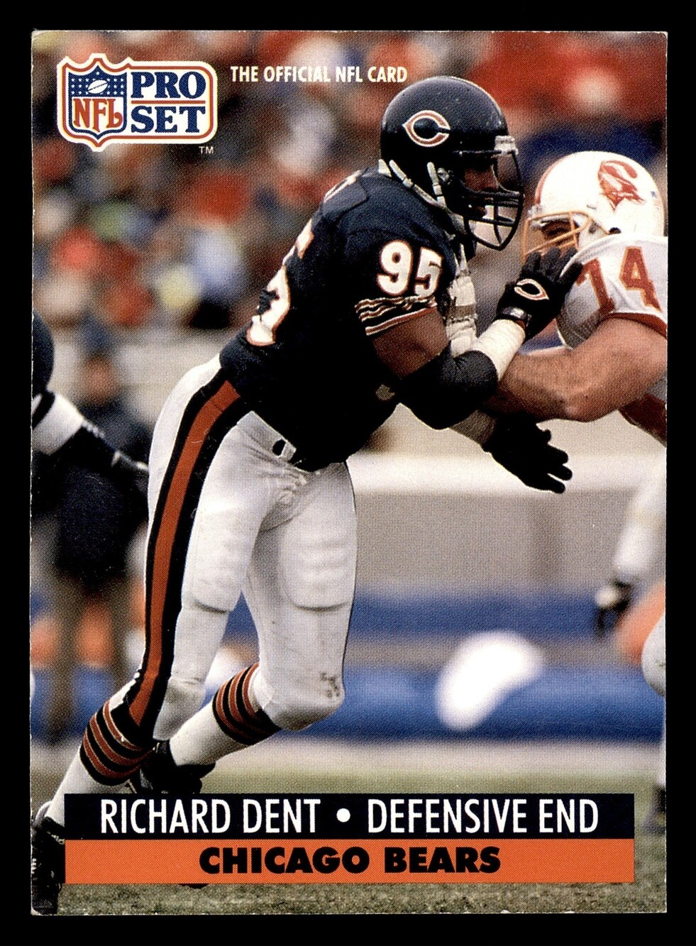1991 Pro Set #103 Richard Dent Chicago Bears Football Card